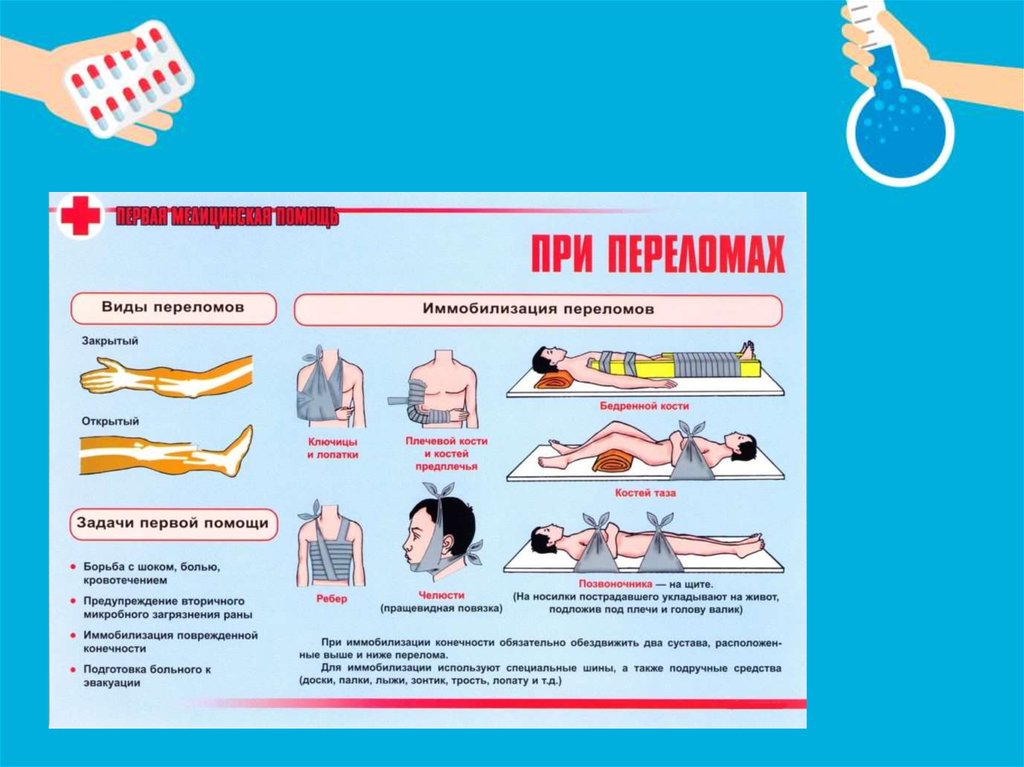 Первая медицинская помощь презентация по биологии