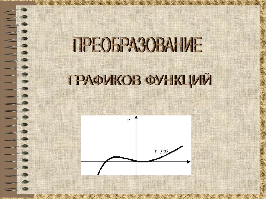 Преобразование графиков презентация