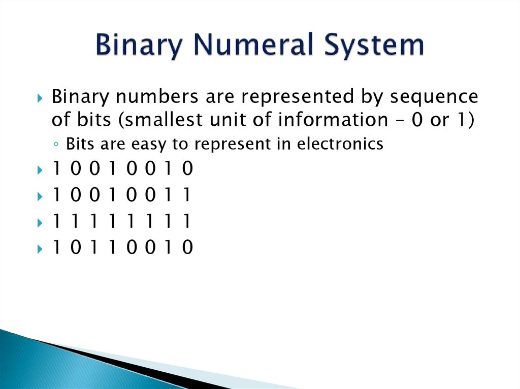 Binary Numeral System