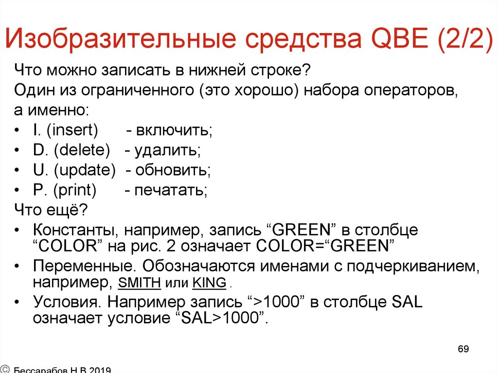 Нижний записывать. Язык QBE. Язык запросов QBE понятия. Общая характеристика QBE. Запрос по образцу (QBE).