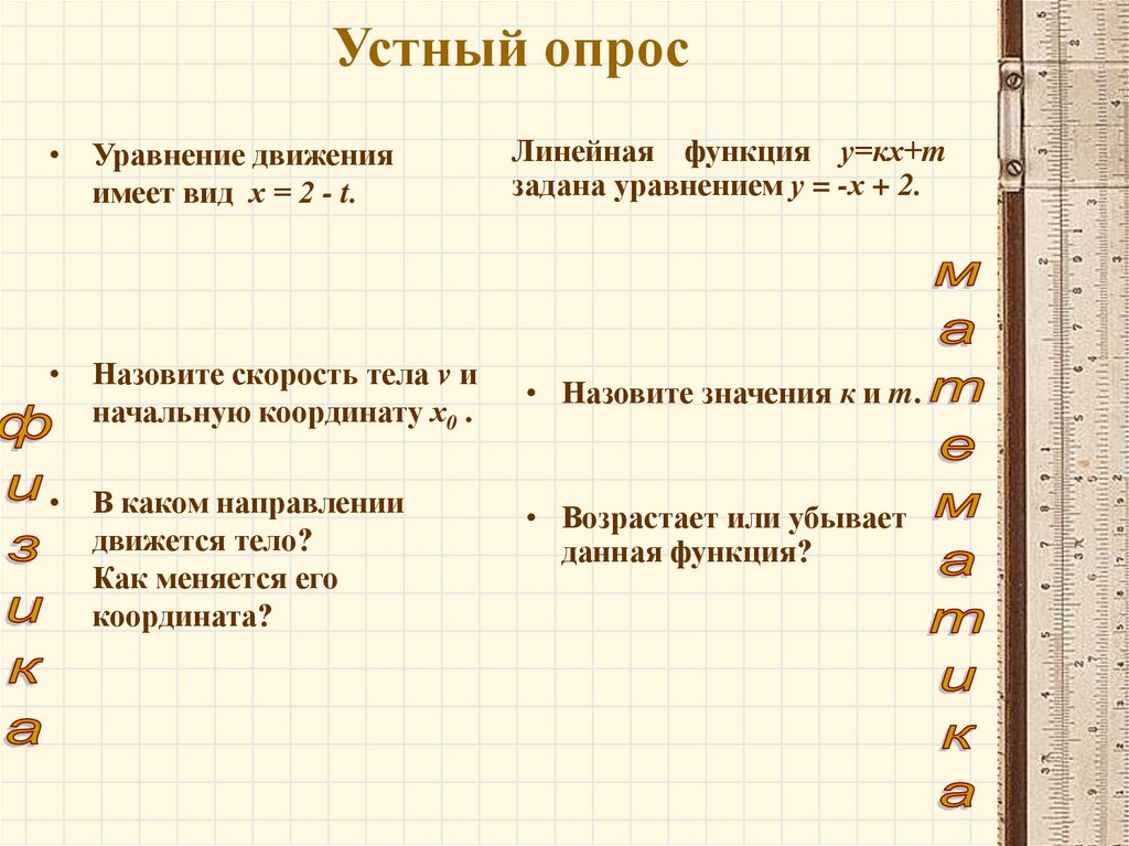 Линейная презентация 6 класс