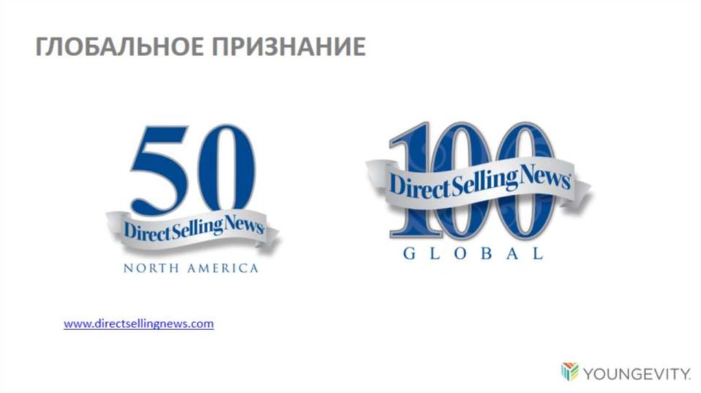 ГЛОБАЛЬНОЕ ПРИЗНАНИЕ