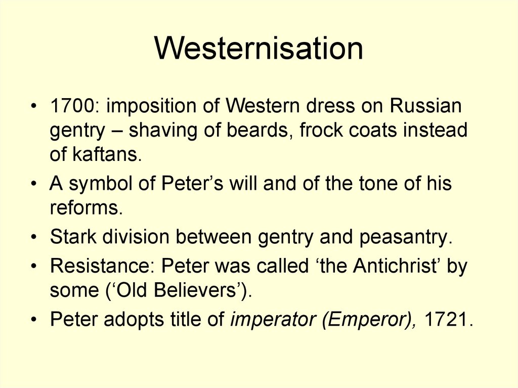 Westernisation