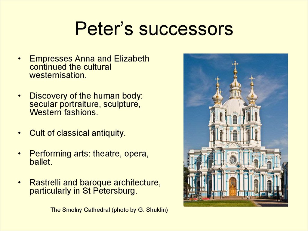 Peter’s successors