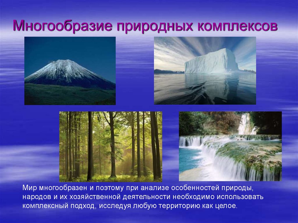 Самый большой природный комплекс это. Разнообразие природных комплексов. Природные комплексы материков. Сообщение о любом природном комплексе. Природный комплекс воды.