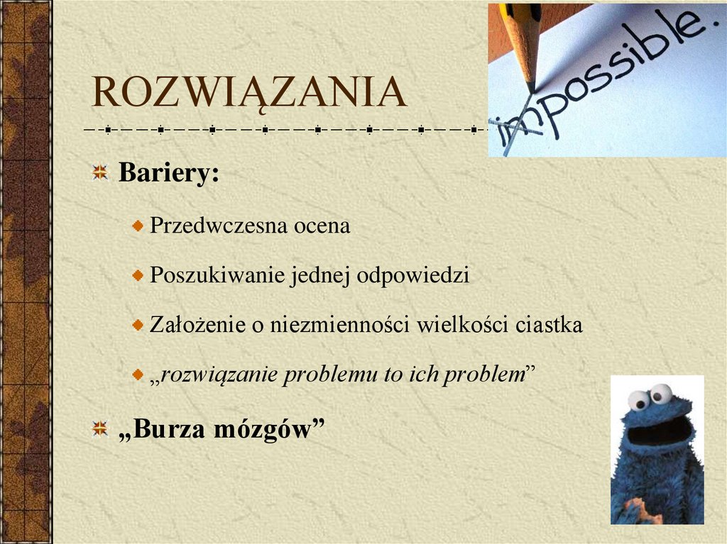 ROZWIĄZANIA
