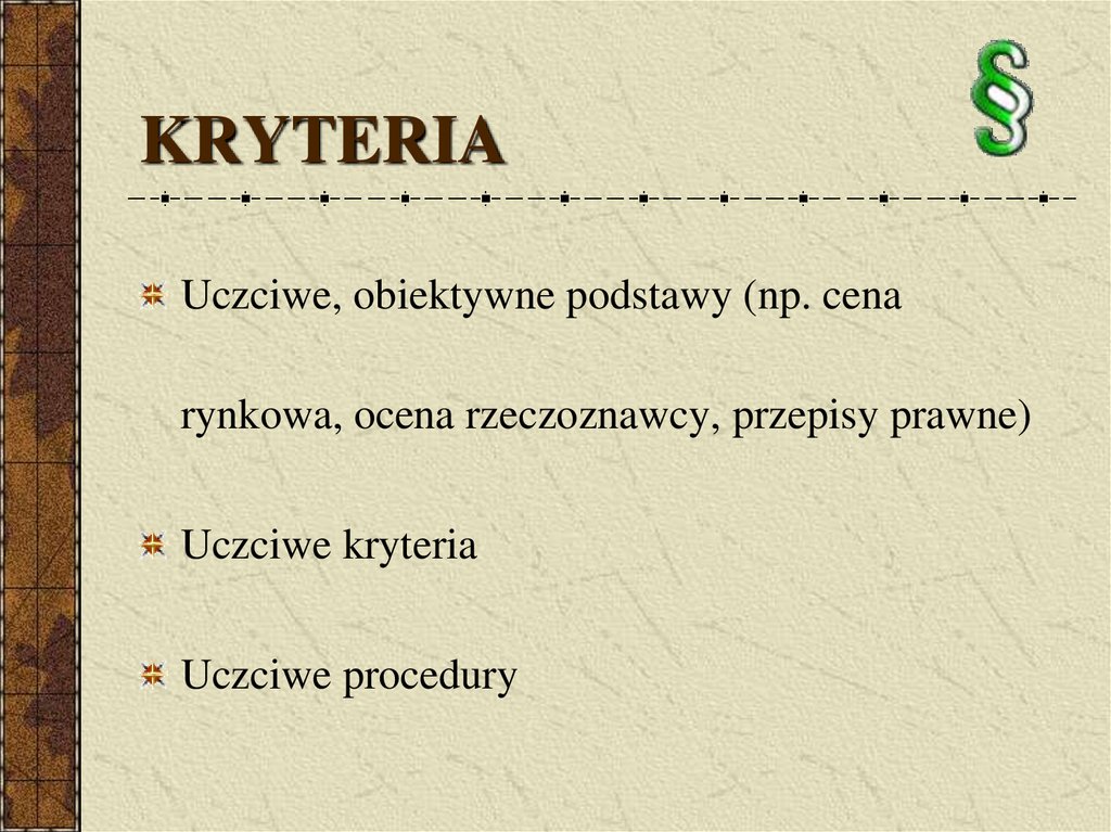 KRYTERIA
