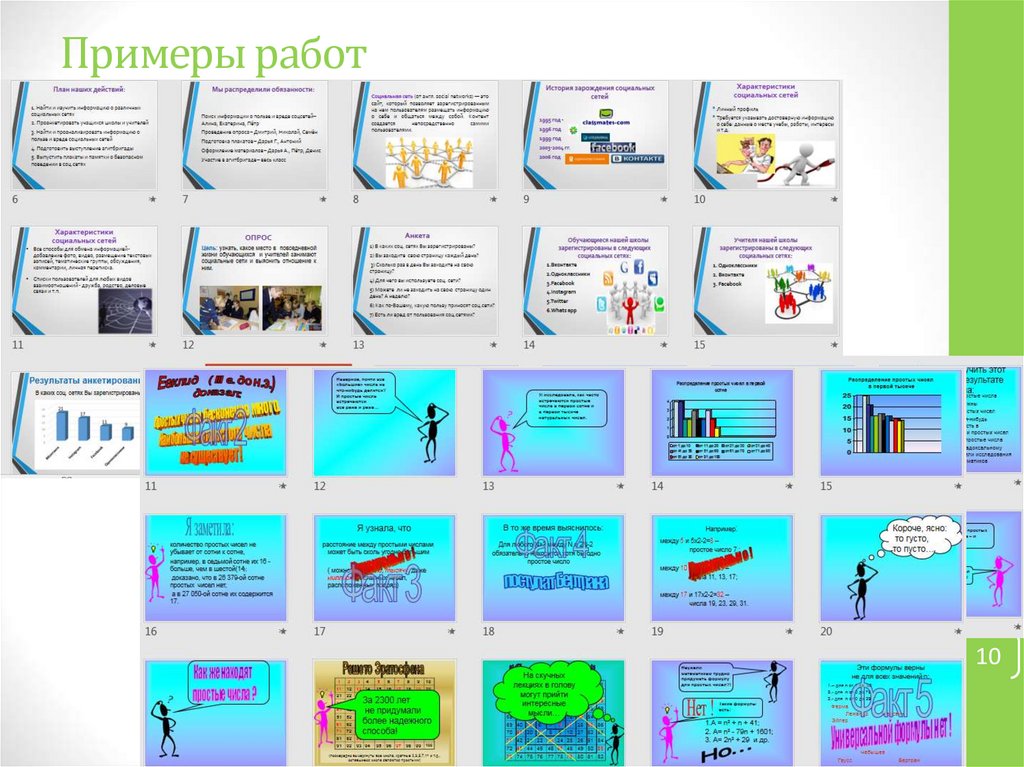 Примеры работ