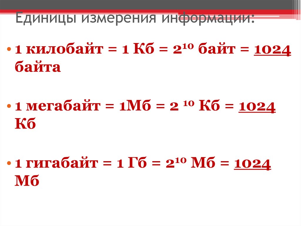 Измерение информации 11 класс презентация