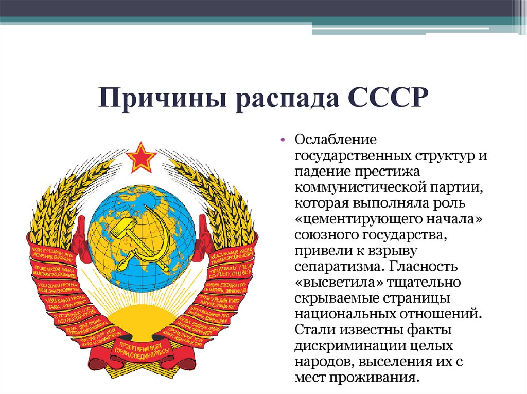 Развал ссср рисунок