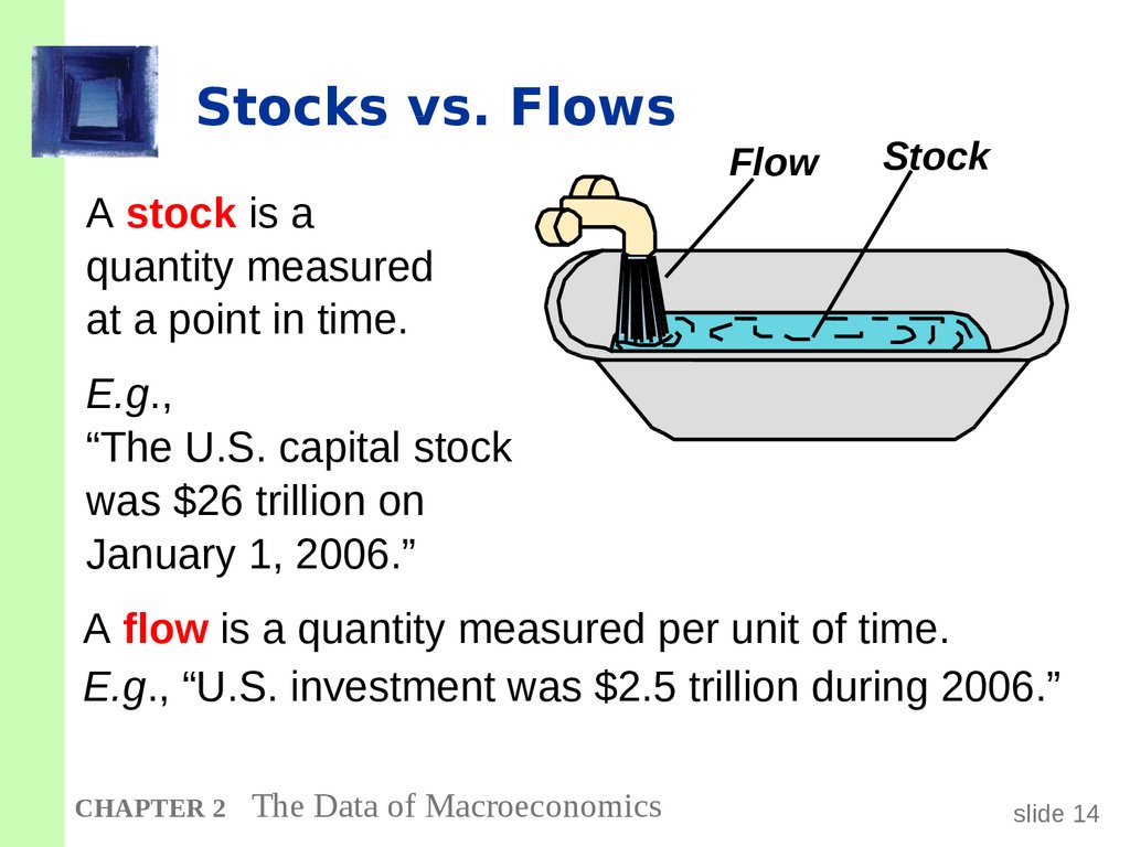 Stocks vs. Flows