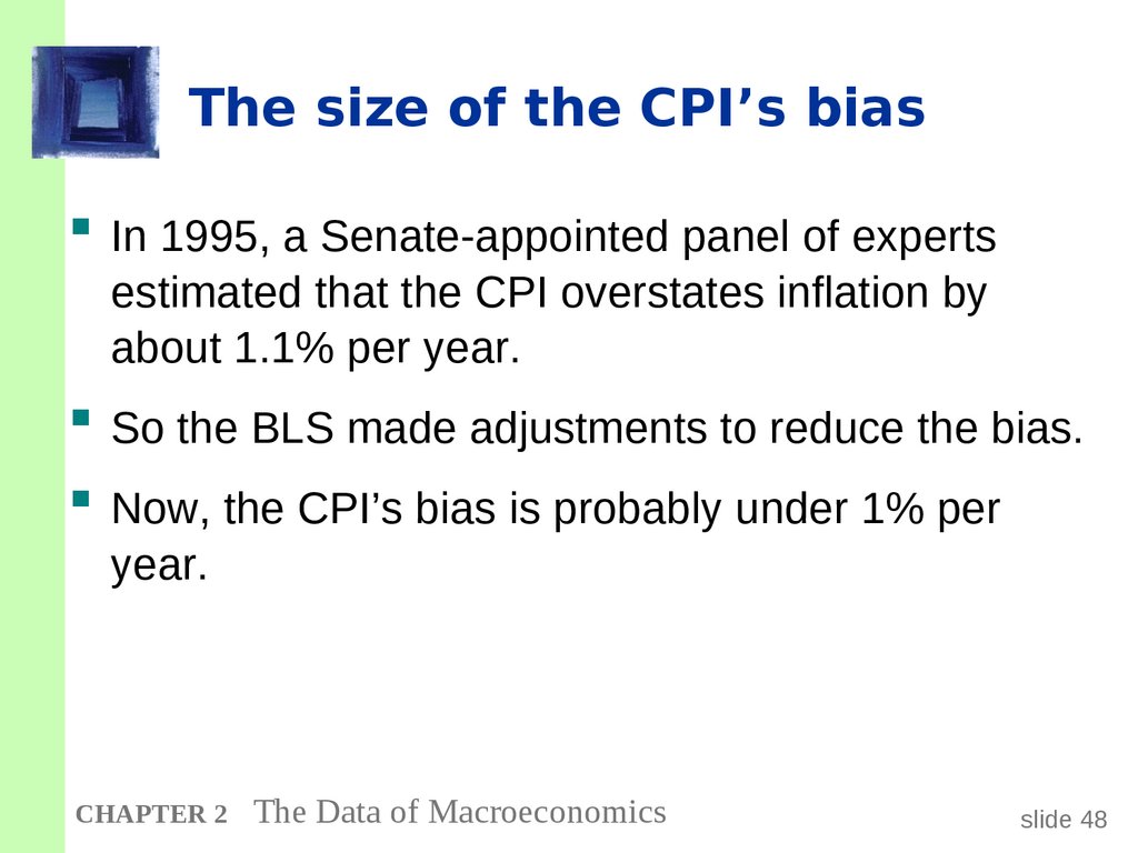 The composition of the CPI’s “basket”