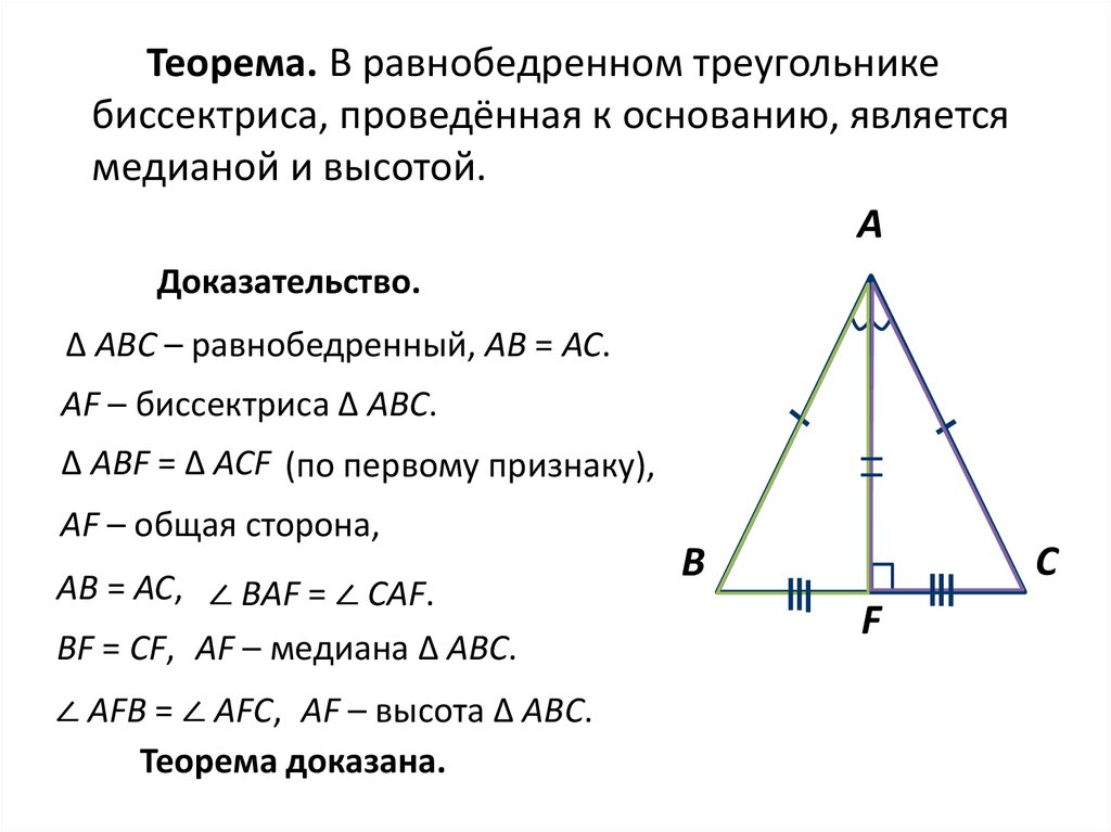 Углы при основании равнобедренного треугольника равны теорема. Теорема равнобедренного треугольника 7 класс геометрия. Формула нахождения основания равнобедренного треугольника 7 класс. Как найти углы в равнобедренном треугольнике 7 класс. Свойства равнобедренного треугольника как найти основание.