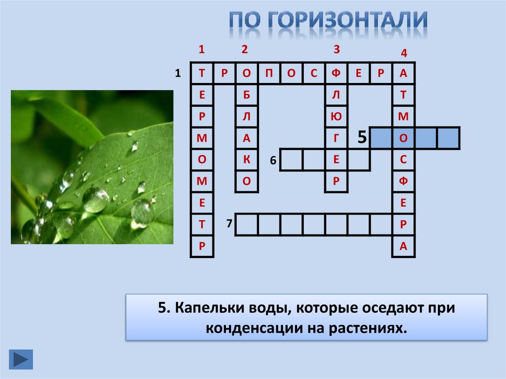 Кроссворд на тему атмосфера с ответами