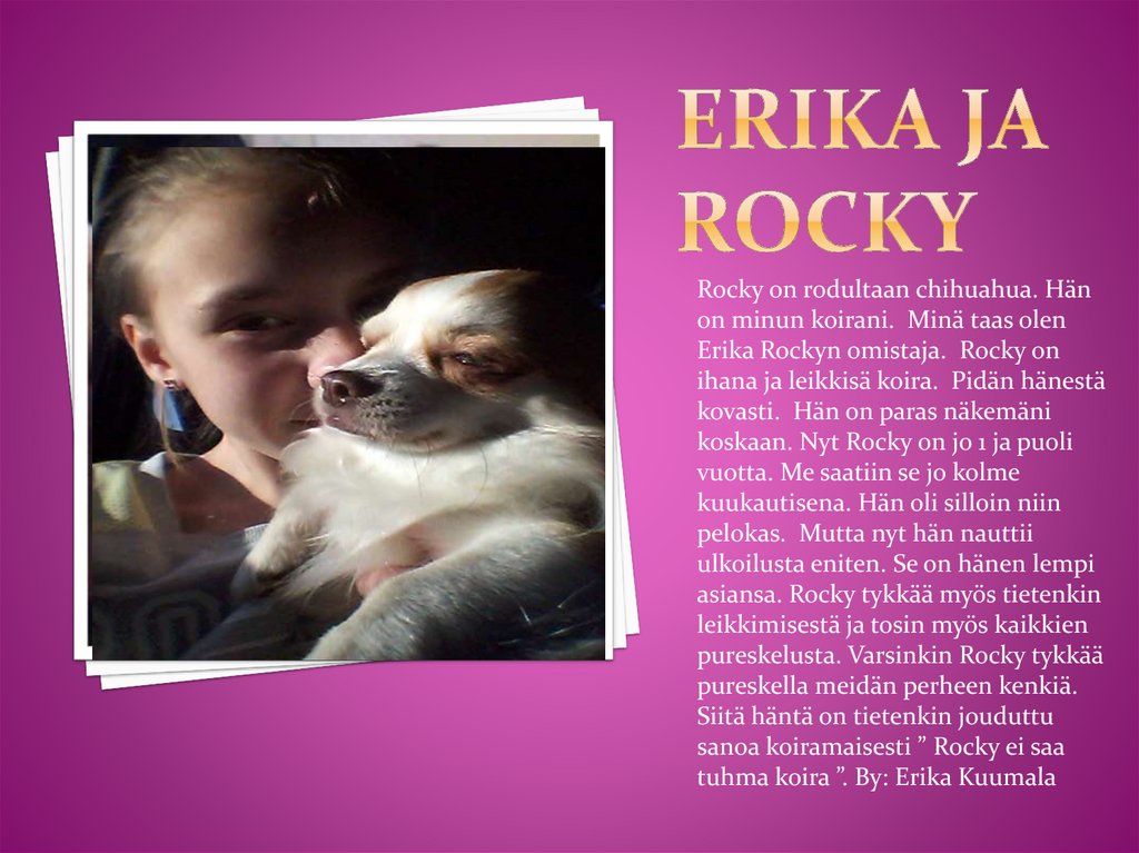 ERIKA JA ROCKY