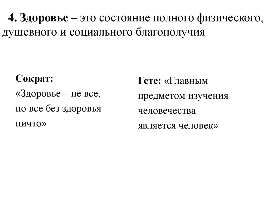 Состояние полного физического душевного и социального благополучия