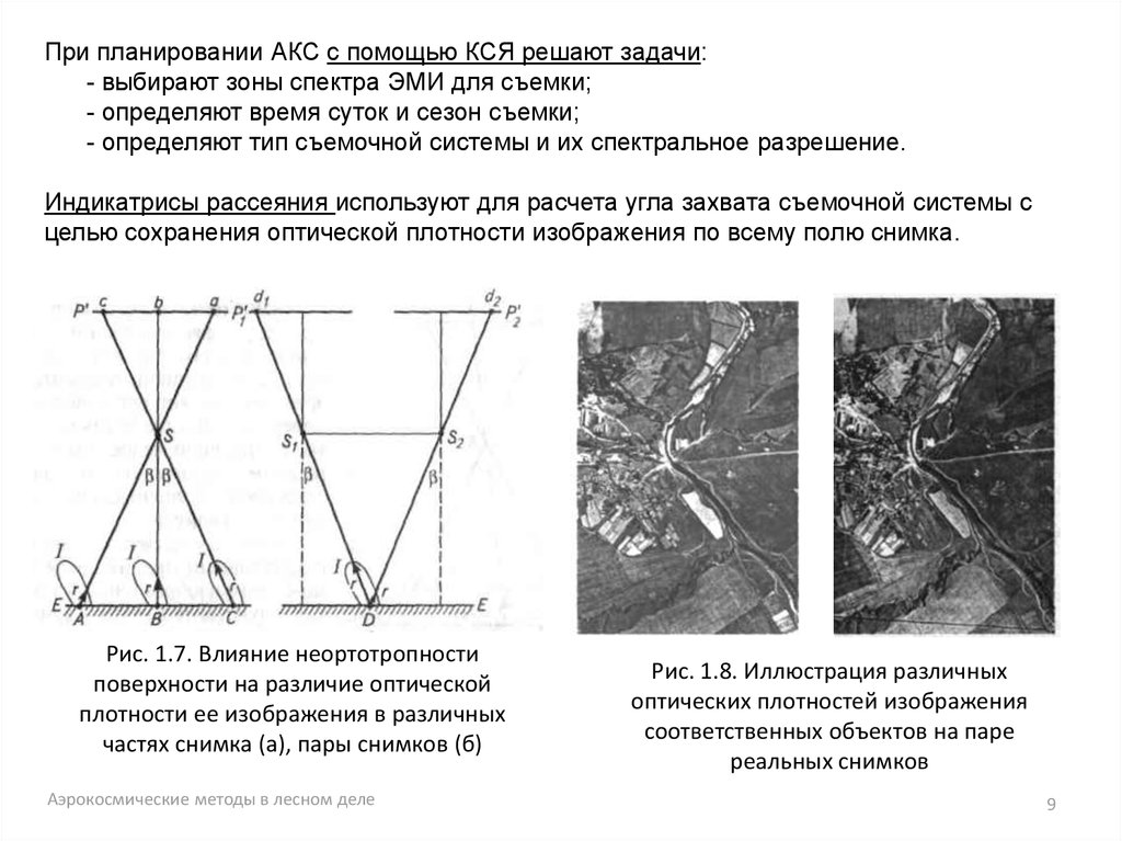 Распознавание изображения на аэрокосмических снимках называют