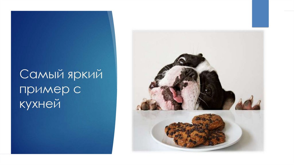 Самый яркий пример с кухней