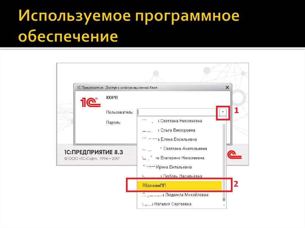 Используемое программное обеспечение