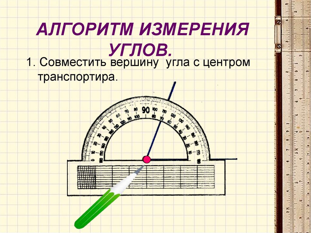 Презентация измерение углов