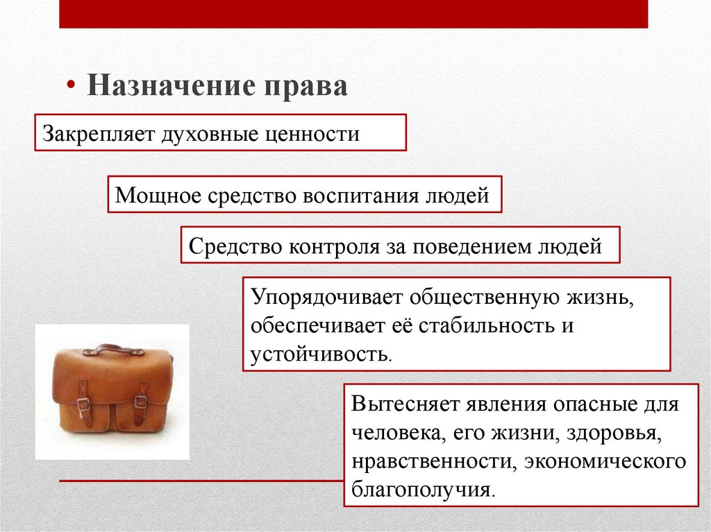 Главное предназначение общества