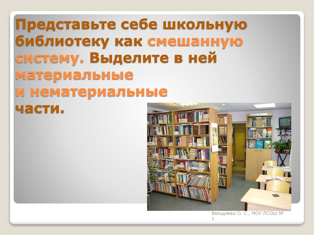 Часть библиотеки 5. Школьная библиотека. Библиотека части. Нематериальные объекты библиотеки. Нематериальные вещи в библиотеке.