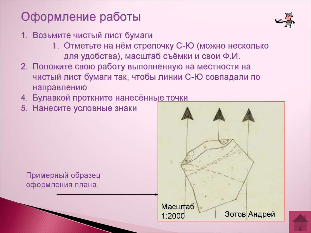 Способы составления простейших планов местности кратко