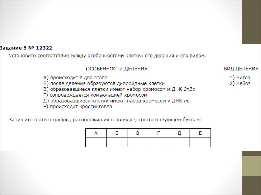 Установите соответствие между особенностями компонентов