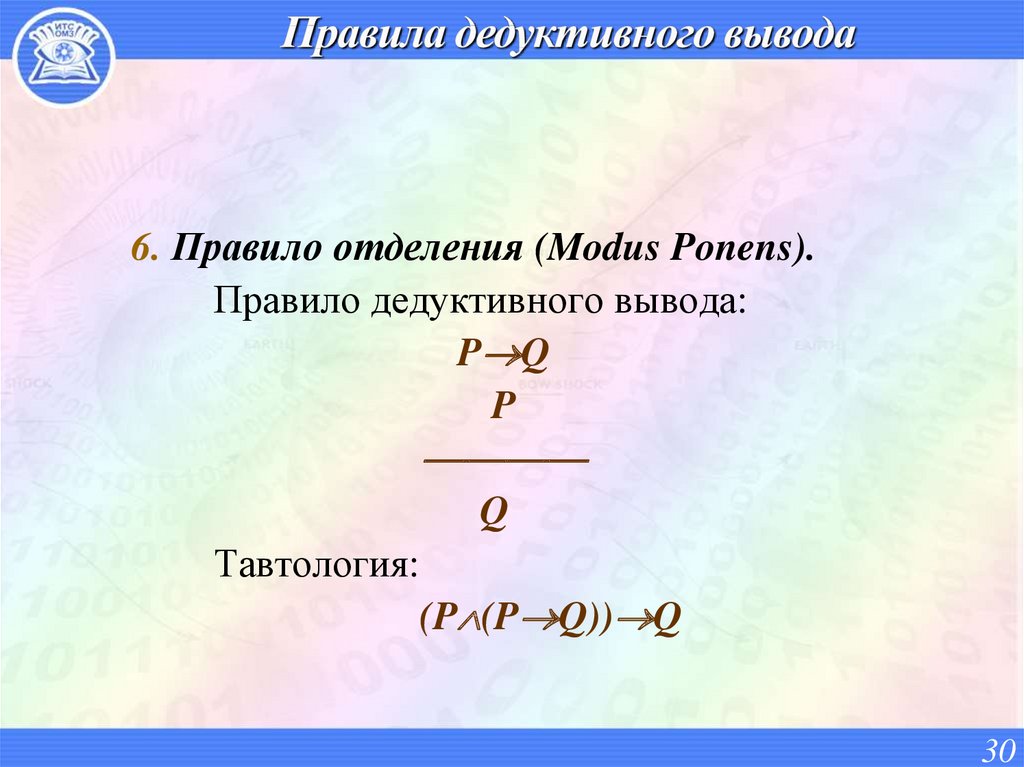 Правила дедуктивного вывода. Правило Modus ponens. Modus ponens правило вывода. Правило заключения Modus ponens. Правило Modus ponens мат логика.