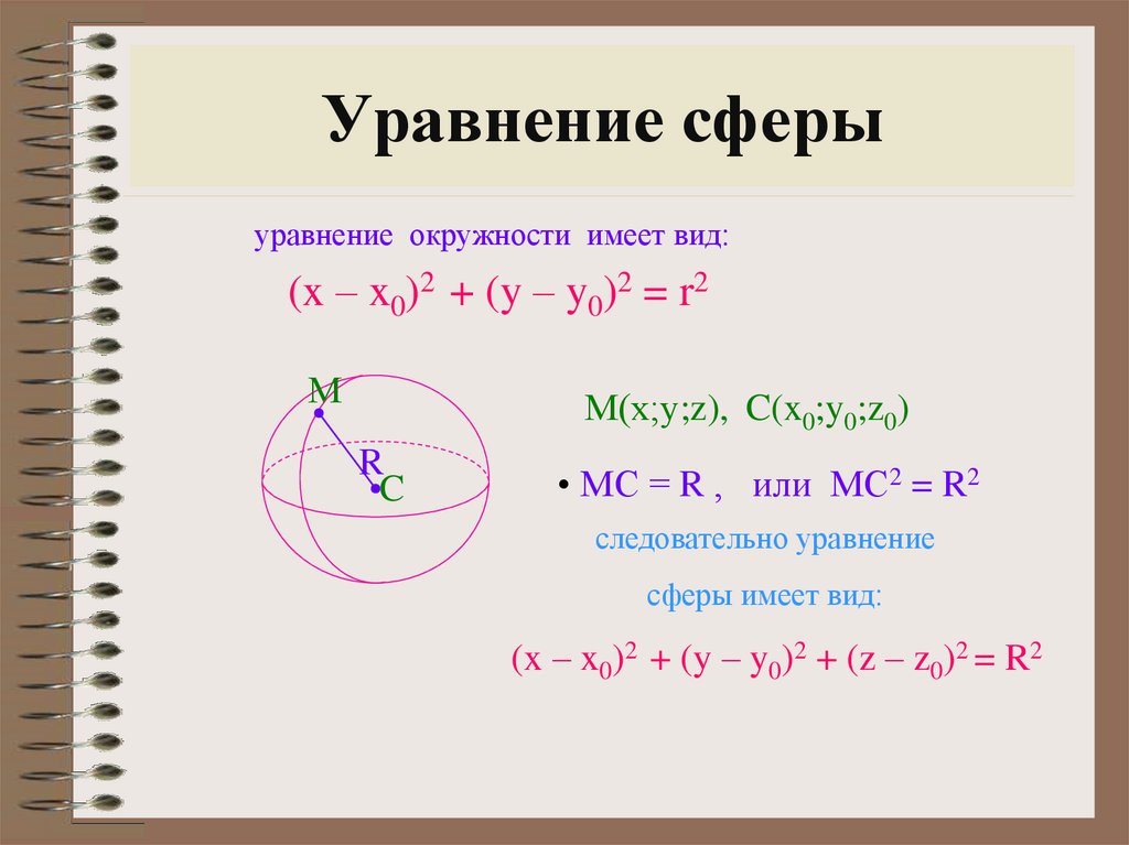 Сфера и шар презентация 11 класс атанасян