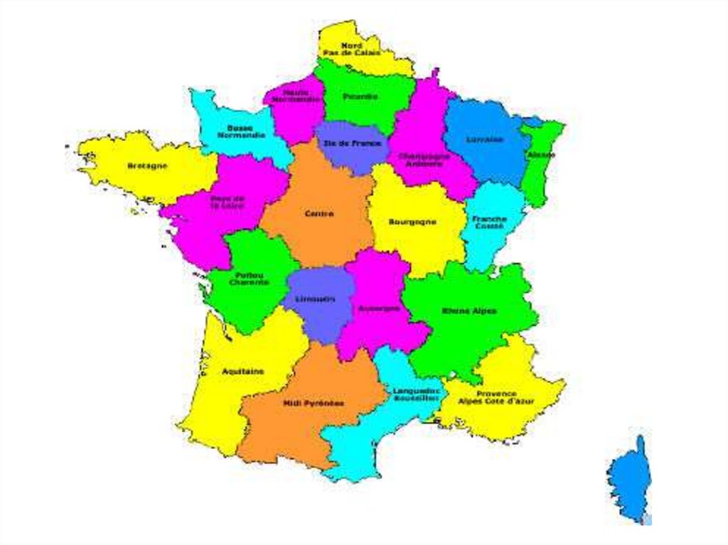 Region de france. Carte de France Regions. La France Regions. Regions Francaises. Деление Франции на регионы карта.