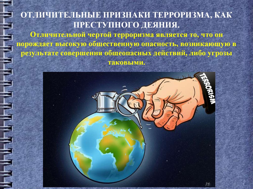 Проявление терроризма