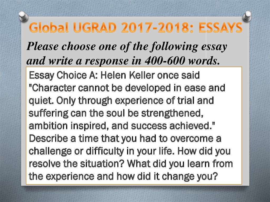 global ugrad essay writing tips