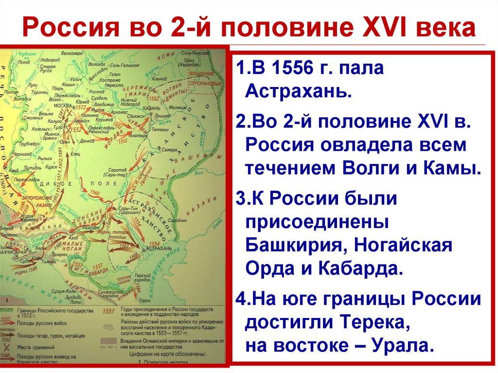 Россия во 2-й половине XVI века