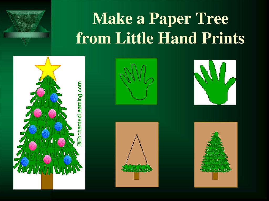 Make a Paper Tree from Little Hand Prints