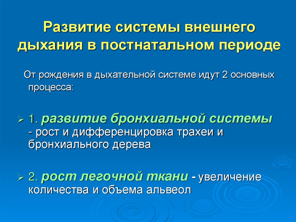 Периоды дыхания. Формирование дыхательной системы. Онтогенез органов дыхания. Как развиваются органы дыхания. Развитие дыхательной системы в онтогенезе.