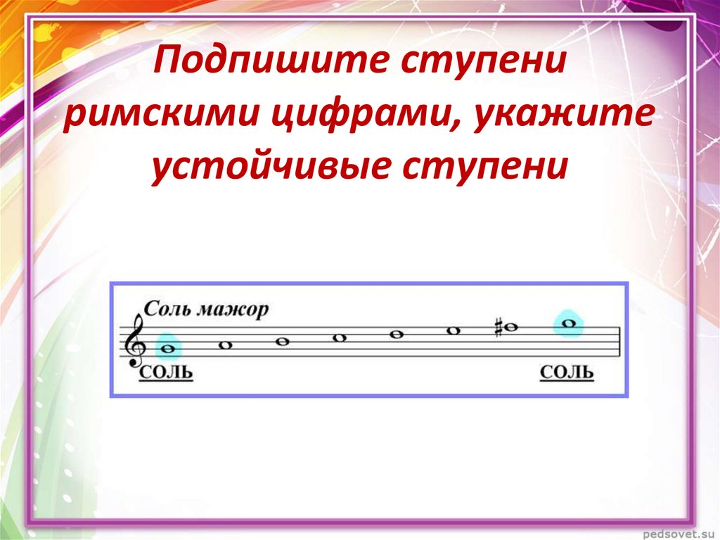 1 ступень в музыке. Подпиши римскими цифрами устойчивые ступени. Подписать ступени. Римские ступени сольфеджио. Подписать ступени в Музыке.