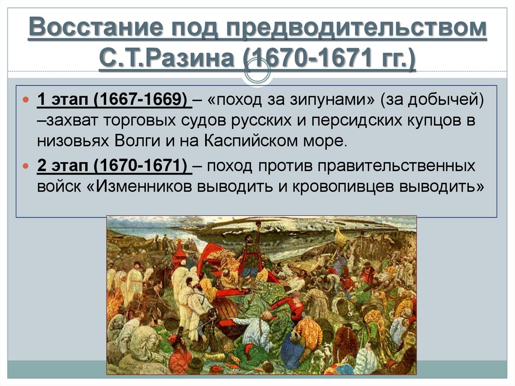 Восстания 17 века презентация