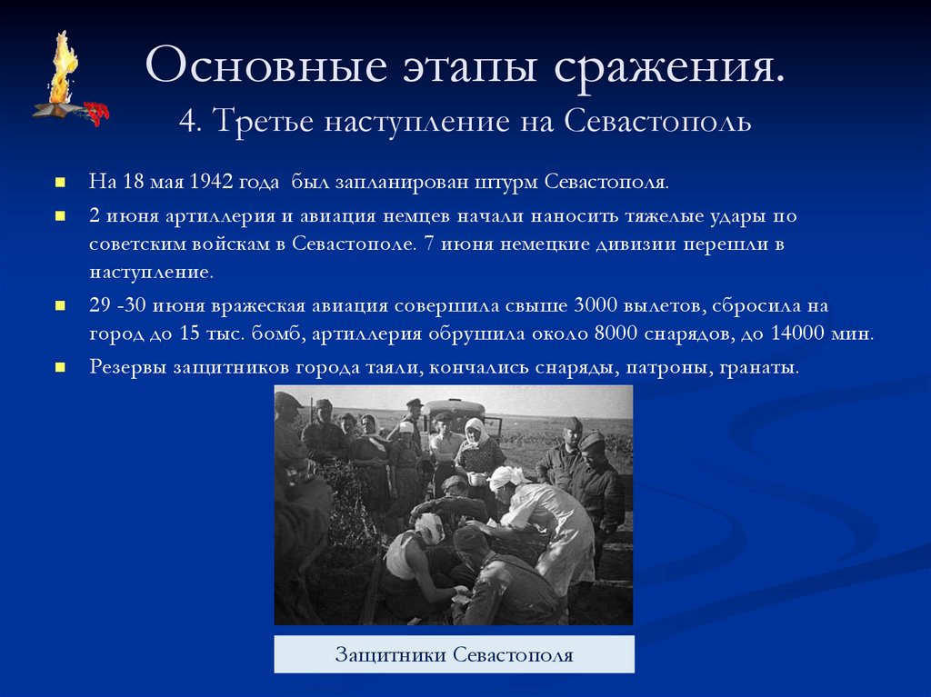 Оборона севастополя 1941 1942 презентация