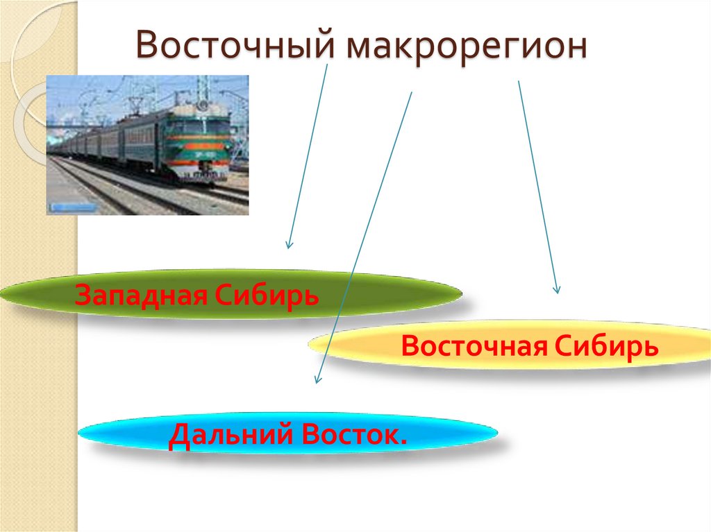 Восточный макрорегион карта