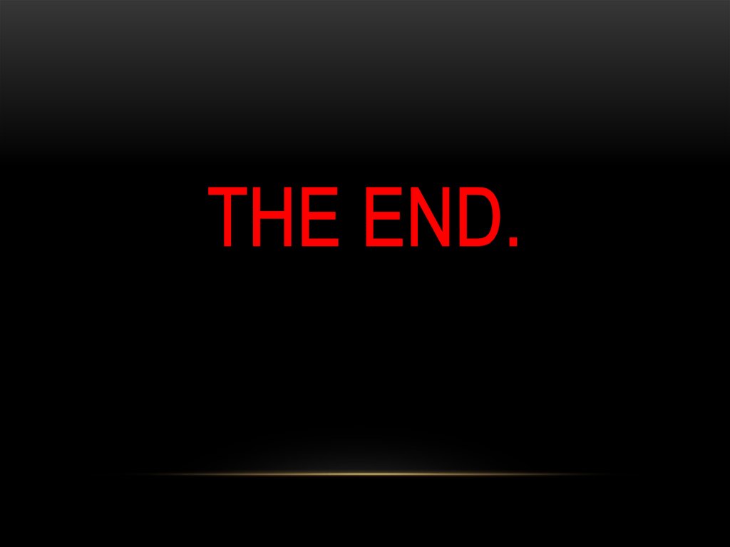 The End.