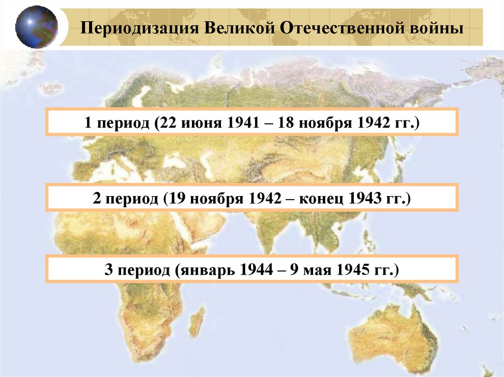 Периодизация Великой Отечественной войны