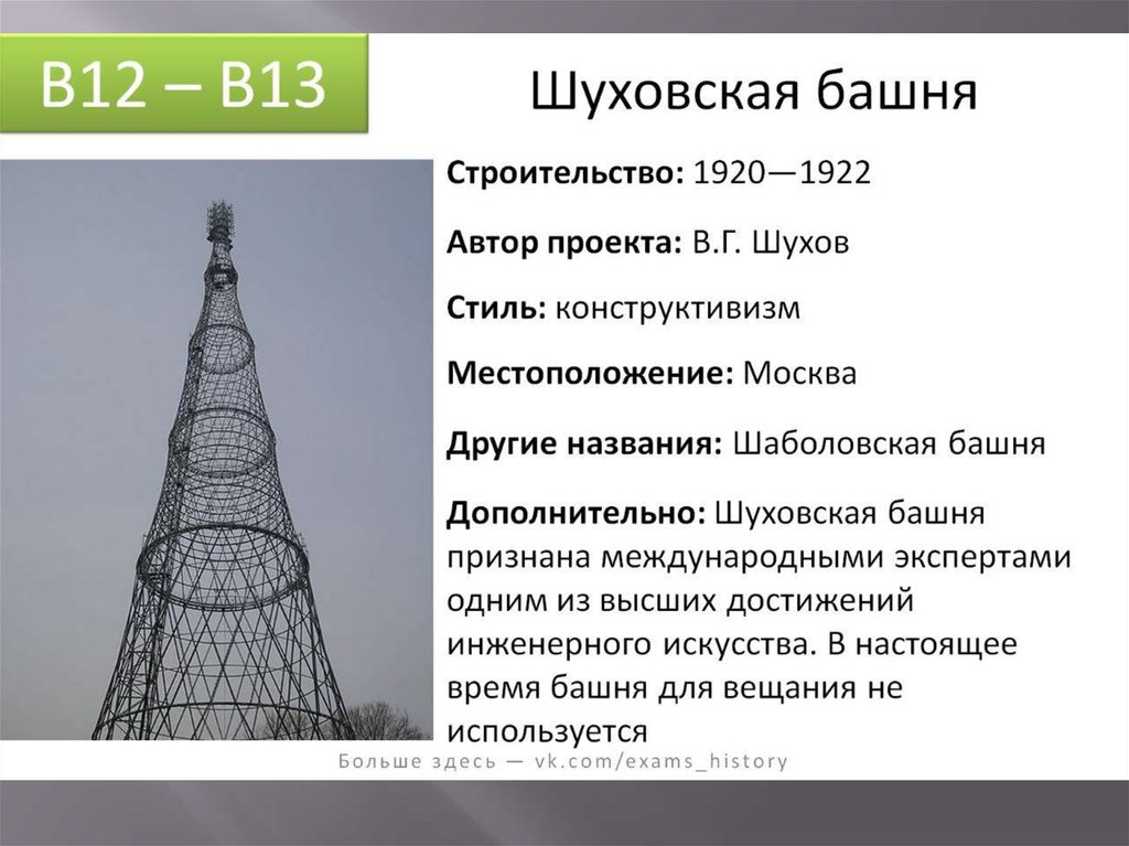 Архитектура для егэ презентация