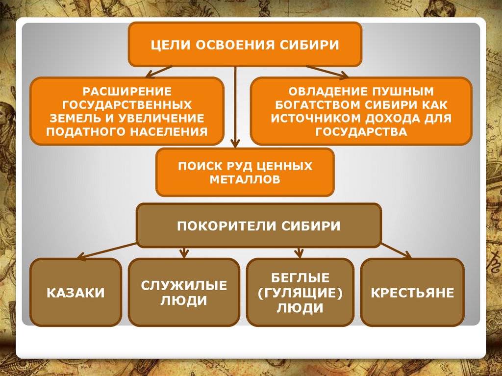 Цель освоения. Цели освоения Сибири. Освоение Сибири презентация. Причины освоения Сибири. Освоение Сибири схема.