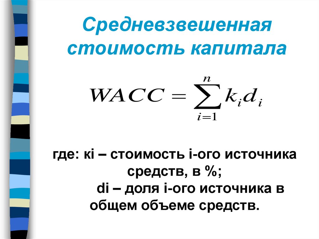 Определите средневзвешенную стоимость капитала инвестиционного проекта при следующих условиях 40