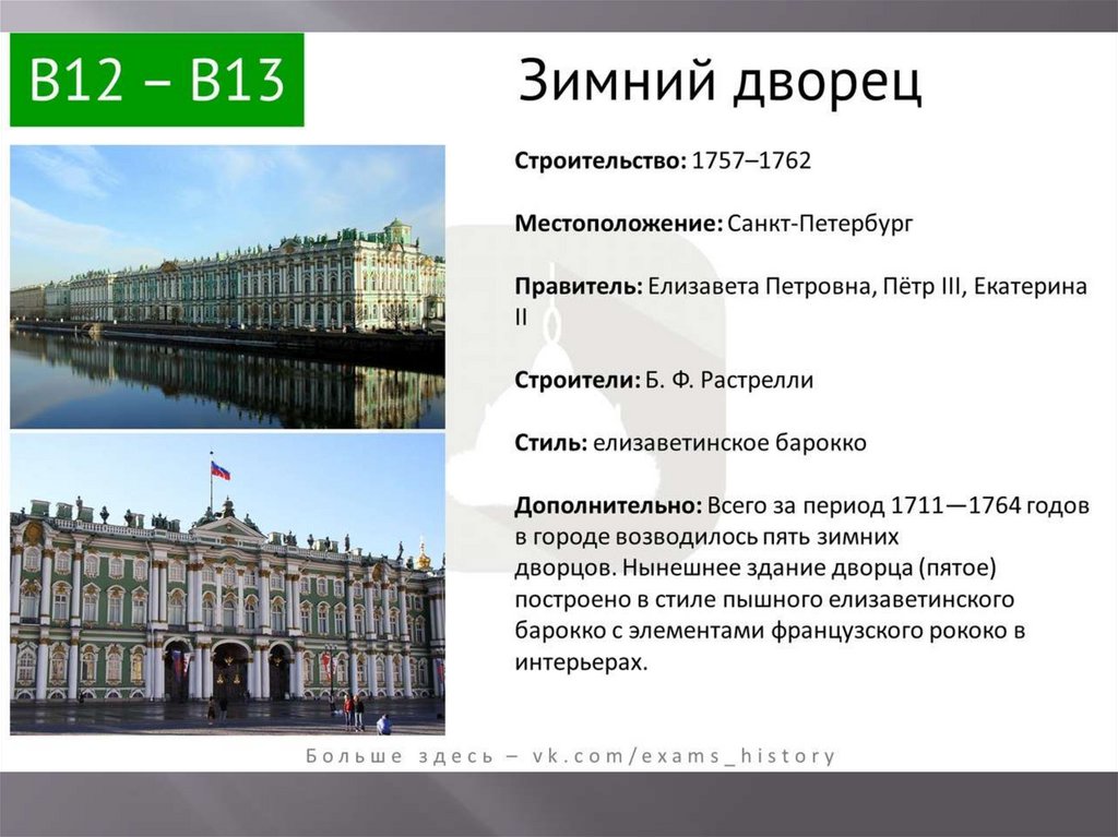 Архитектура санкт петербурга 18 века презентация