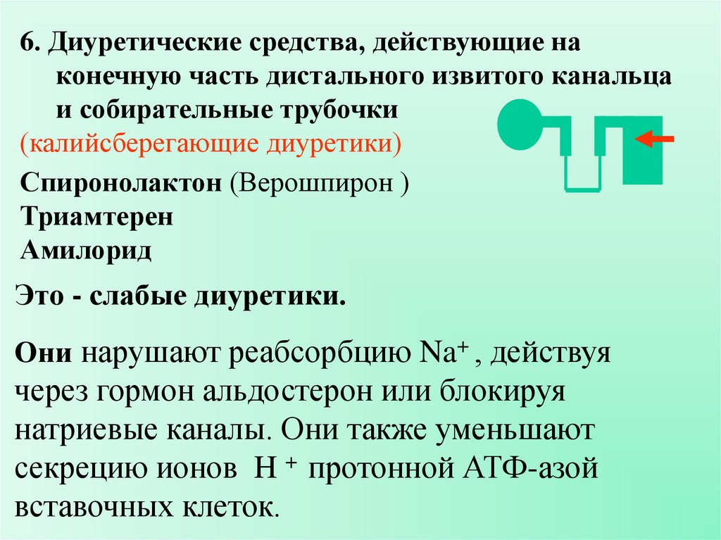 Действительным средством. Препарат действующий на собирательные трубочки. Препараты блокирующие натриевые каналы. Препараты действуют на собирательные трубочки. Диуретики, блокирующие натриевые каналы.