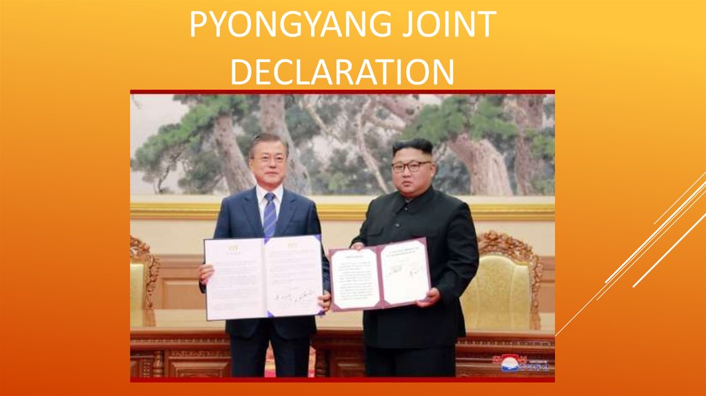 Pyongyang joint declaration