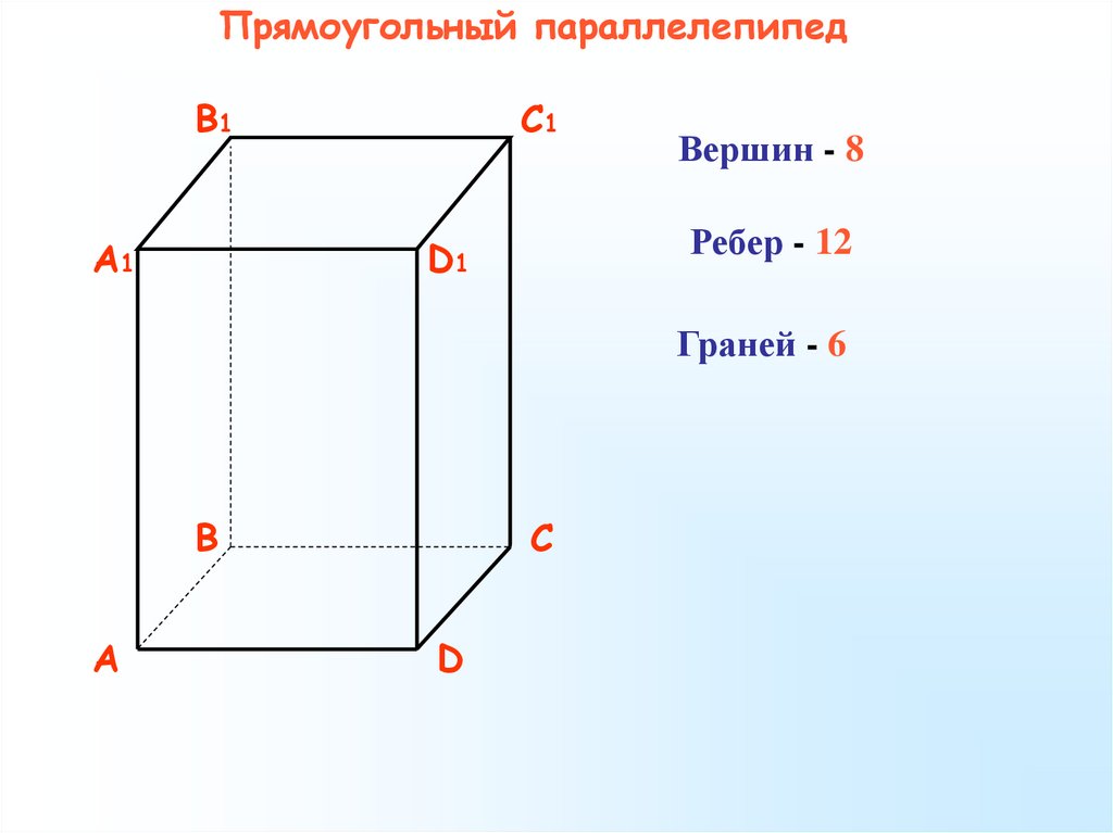 Сколько центров имеет параллелепипед. Параллелепипед грани вершины ребра. Прямоугольный параллелепипед грани ребра вершины. Сечение прямоугольного параллелепипеда. Прямоугольный параллелепипед фото.