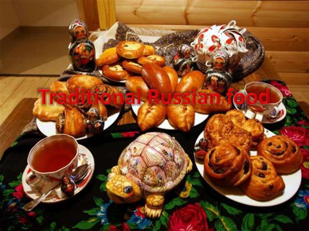 Traditional Russian food